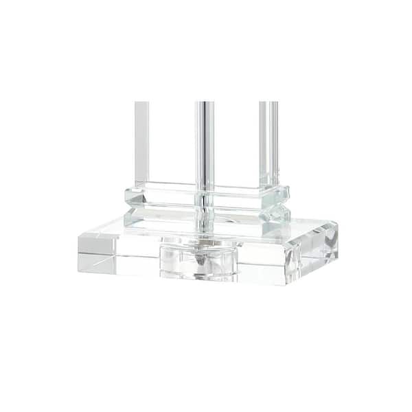 Ophelia 26.5 in. Clear Crystal Table Lamp