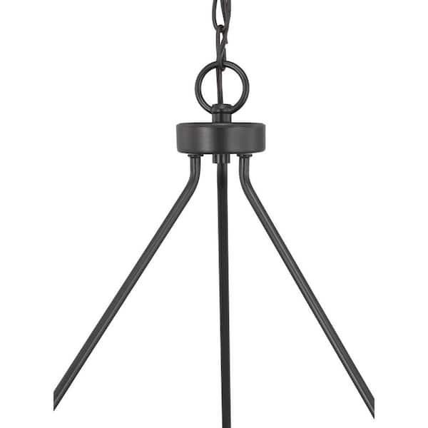 Hartwell 32-5/8 in. 15-Light Bronze Farmhouse Wagon Wheel Chandelier with Brass Accents & Clear Seeded Glass