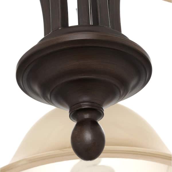 Lancaster Collection 5-Light Rubbed Bronze Chandelier