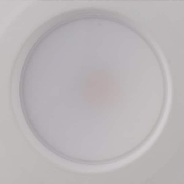 6 in. Canless New Construction or Remodel White Dimmable Integrated LED Recessed Light Trim Daylight (4-Pack)