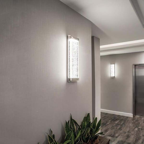 Mythical 24 in. Polished Nickel LED Vanity Light Bar and Wall Sconce, 3000K