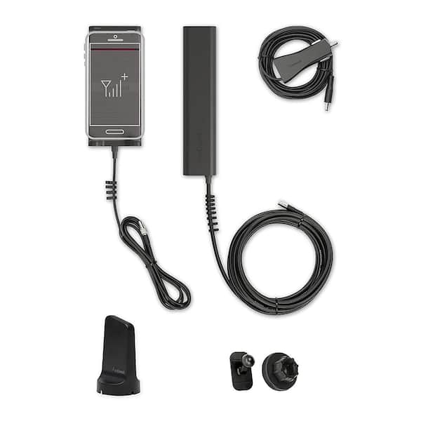 Drive Sleek Automotive Cellular Phone Signal Booster, Black
