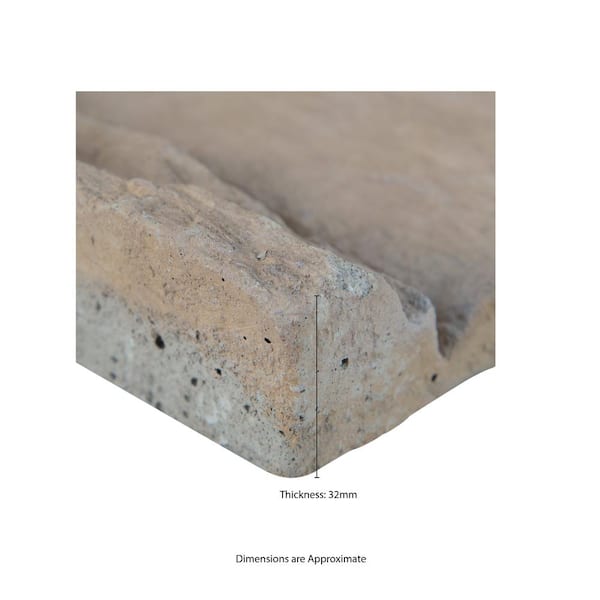 Terrado Sand 9 in. x 19.5 in. Textured Cement Concrete Look Wall Tile (6 sq. ft./Case)