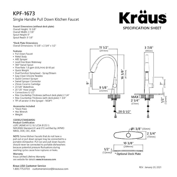 Nolen Single-Handle Pull-Down Sprayer Kitchen Faucet with Dual Function Sprayer in Spot Free Stainless Steel/Matte Black