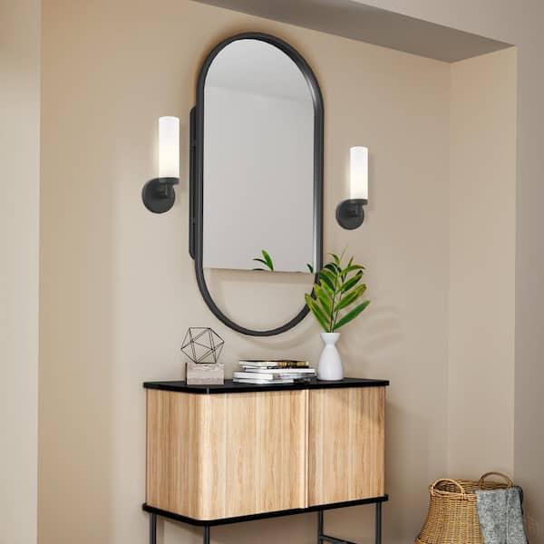 Aspen 1 Light Black ADA Single Sconce