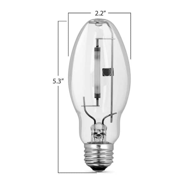 70-Watt ED17 Shape Clear High Pressure Sodium E26 Medium Base HID Light Bulb (1-Bulb)