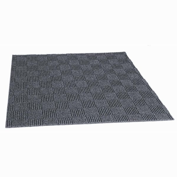 Cascade Gray Residential/Commercial 24 in. x 24 Peel and Stick Carpet Tile (15 Tiles/Case) 60 sq. ft.