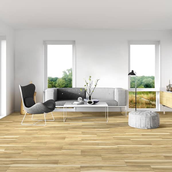 Ansley Cafe 8 in. x 40 in. Matte Porcelain Floor and Wall Tile (15.54 sq. ft./Case)