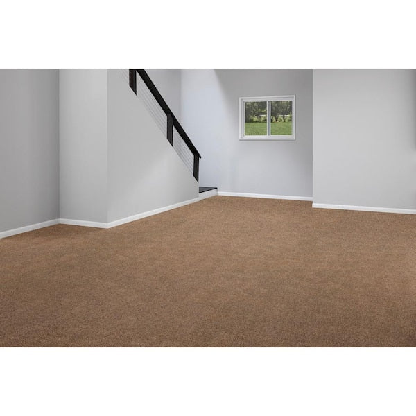 Field Day Brown Residential 18 in. x 18 in. Peel and Stick Carpet Tile (10 Tiles/Case) (22.5 sq. ft.)