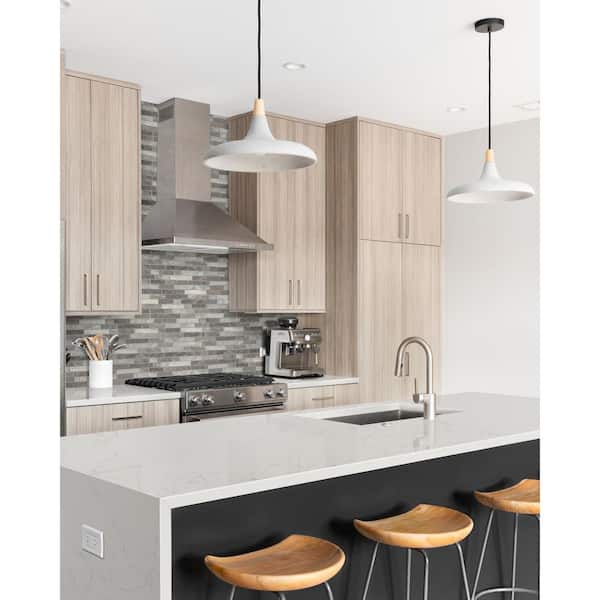 Tarvos Interlocking 11.81 in. x 11.81 in. x 6 mm Glass Mesh-Mounted Mosaic Tile (14.55 sq. ft. / case)