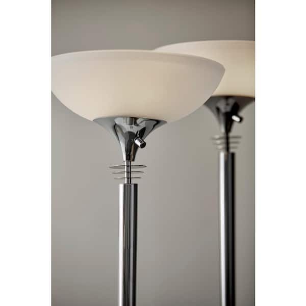 Metropolis 71.5 in. Chrome Floor Lamp