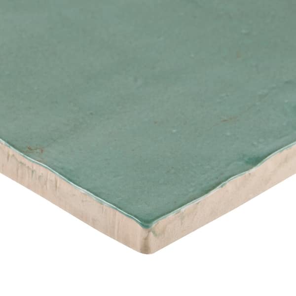 Kingston Green 3 in. x 8 in. Glazed Ceramic Wall Tile (5.38 sq. ft./case)
