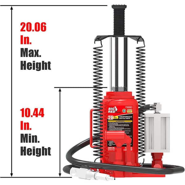 20-Ton Pneumatic Air Bottle Jack
