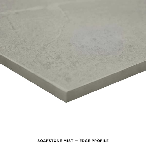 4 ft. L x 25 in. D Engineered Composite Countertop in Soapstone Mist with Satin Finish