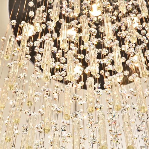 Albany 10 -Light Crystal Tiered Chandelier