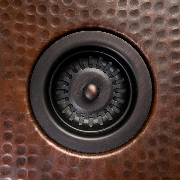 Copper 42 in. Triple Bowl Kitchen Farmhouse Apron Front Sink and Drain in Oil Rubbed Bronze