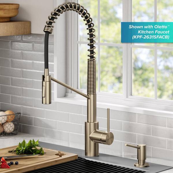 Kitchen Soap and Lotion Dispenser in Spot-Free Antique Champagne Bronze