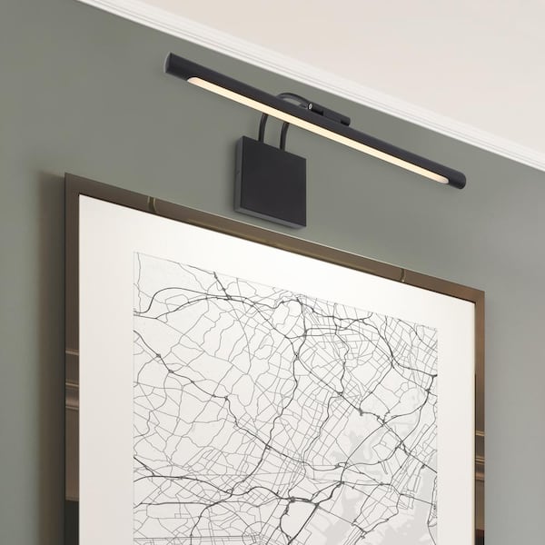 17 in. LED Picture Light, 1000 Lumens, 3000K Warm White, Oil Rubbed Bronze Finish, Hardwired