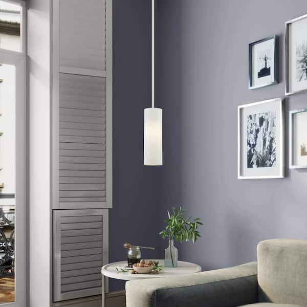 Mercury 1 Light Brushed Nickel Mini Pendant