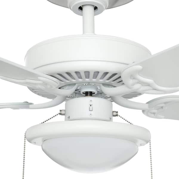 Trice 44 in. LED Matte White Ceiling Fan
