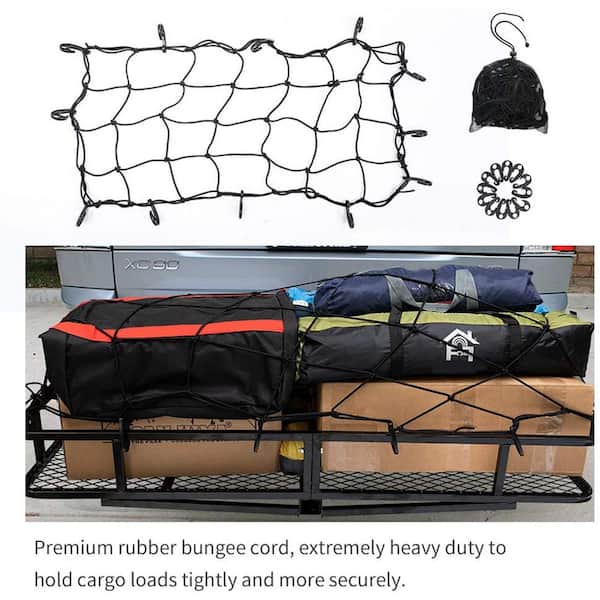 500 Pound Capacity Folding Steel Mesh Cargo Carrier Luggage Basket