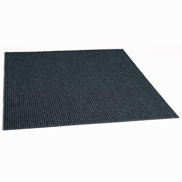 First Impressions Gray Commercial 24 in. x 24 Peel and Stick Carpet Tile (15 Tiles/Case) 60 sq. ft.