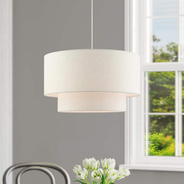 Whitney 3 Light Brushed Nickel Pendant