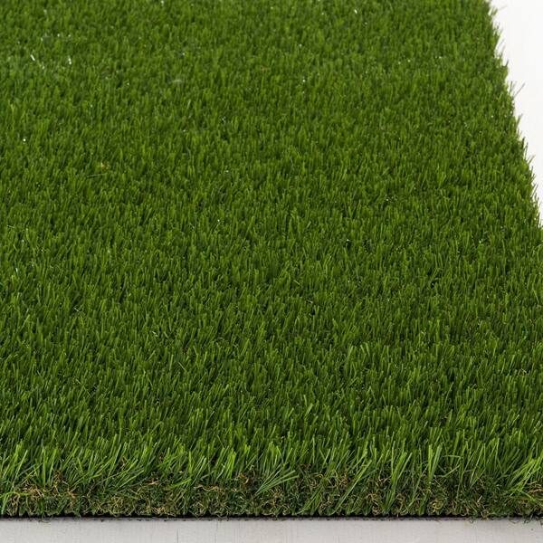 80 oz. Evolution 15 ft. Wide x Cut to Length Light Field Clover Artificial Grass