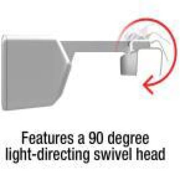 Satin Nickel 16 in. LED Swivel Picture Light with Remote Control