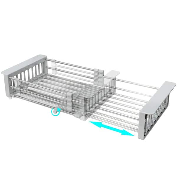 Handmade Drop-in Stainless Steel 30 in. x 18 in. Single Bowl Kitchen Sink with Drying Rack