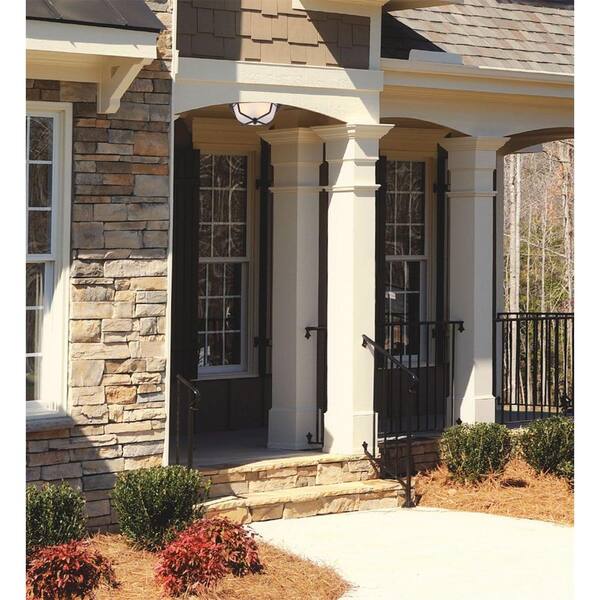 Bonneville Flush-Mount 2-Light Outdoor Weathered Bronze Fixture