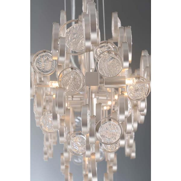 Trento 7-Light Champagne Silver Chandelier