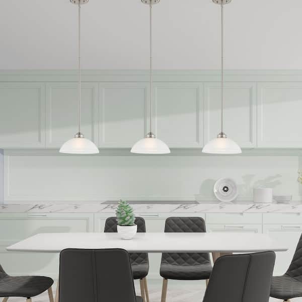 Somerset 1 Light Brushed Nickel Pendant