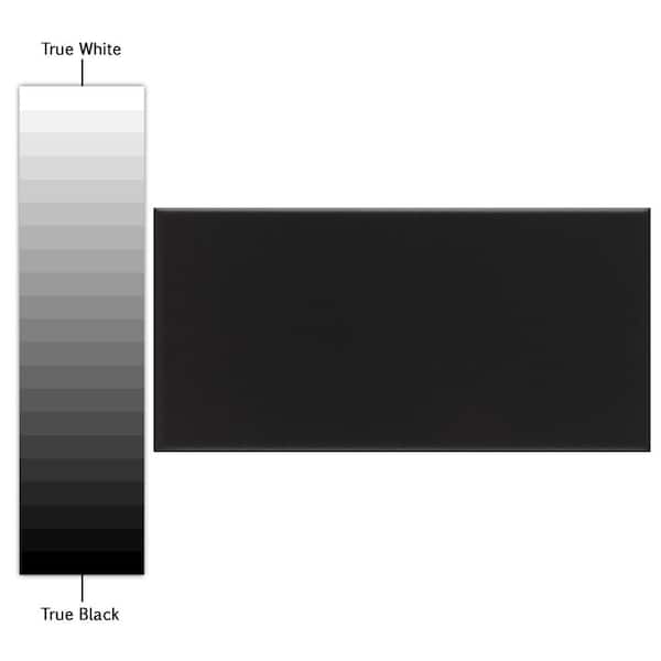 Crown Heights Matte Black 3 in. x 6 in. Ceramic Wall Tile (5.72 sq. ft./Case)