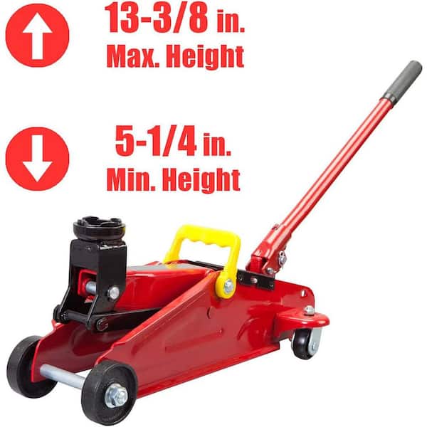 2-Ton Trolley Floor Jack with 2-Ton Jack Stands and Shop Creeper