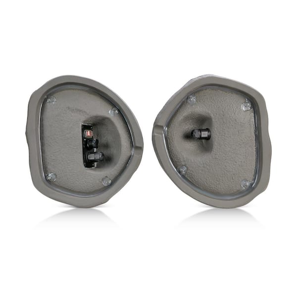 SoundPro by NAXA Dual Bluetooth Outdoor Rock Landscape Speakers