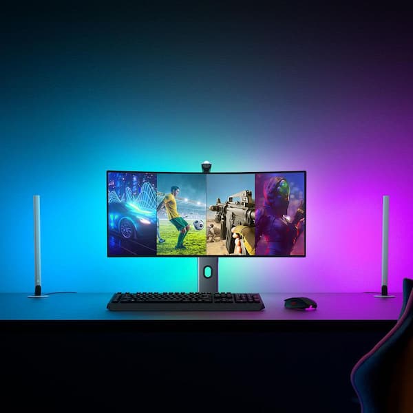 DreamView G1 Pro RGBIC Smart Gaming Kit Integrated LED Strip Light with Two Light Bars