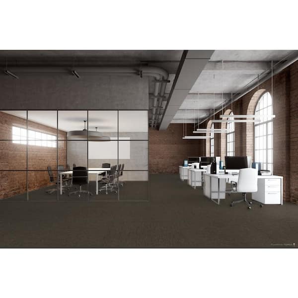Duval Duncan Residential/Commercial 24 in. x 24 in. Glue-Down Carpet Tile (18 Tiles/Case) (72 sq. ft.)