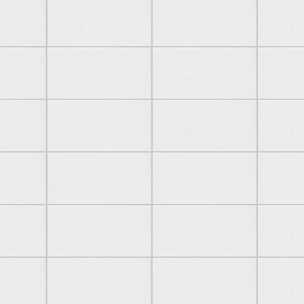 Projectos Urban Glossy White 3-7/8 in. x 7-3/4 in. Ceramic Wall Tile (10.5 sq. ft./Case)