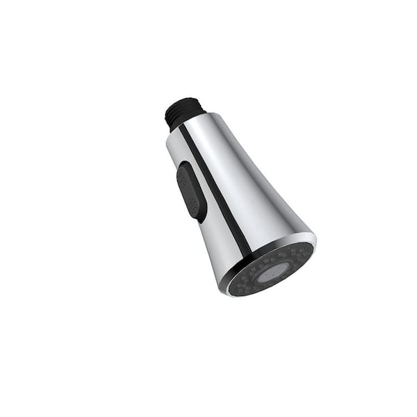 Cartway Single-Handle Pull-Down Sprayer Kitchen Faucet in Chrome