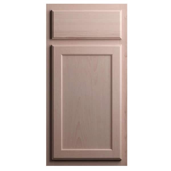 24 in. W x 24 in. D x 34.5 in. H Assembled Base Kitchen Cabinet in Unfinished with Recessed Panel