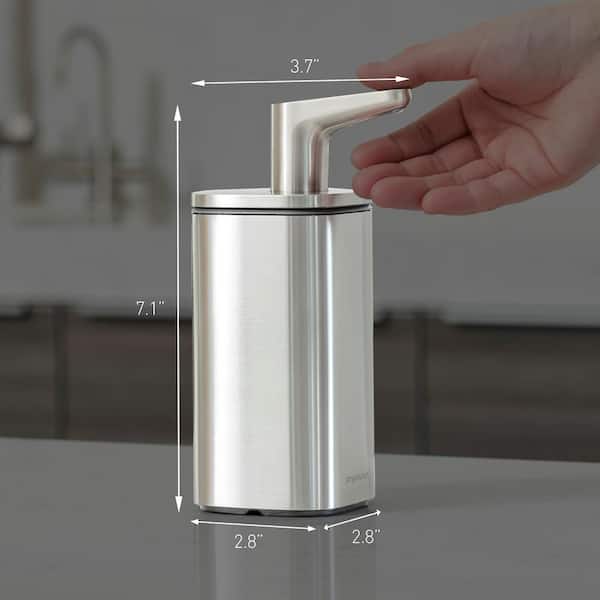 10 oz. Liquid Soap Pulse Pump Dispenser, Brushed Stainless Steel