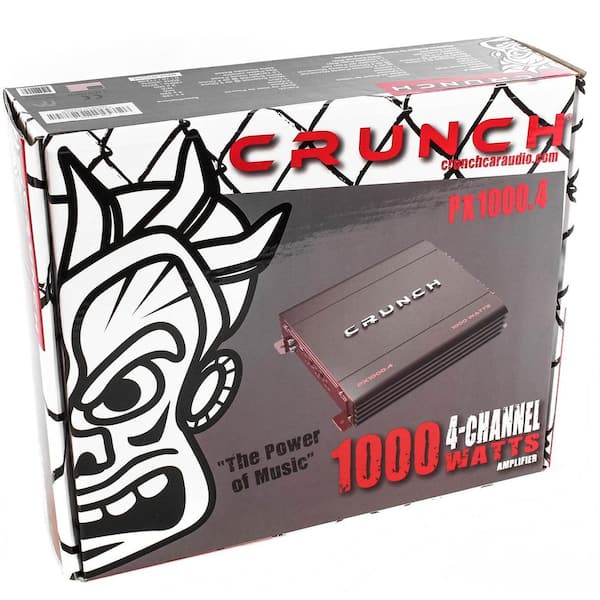 4 Channel 1000-Watt Amp Car Stereo Amplifier plus Wiring Kit