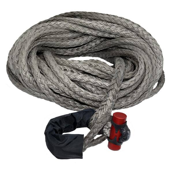 5/8 in. x 100 ft. 16933 lbs. WLL Synthetic Winch Rope Line with Integrated Shackle