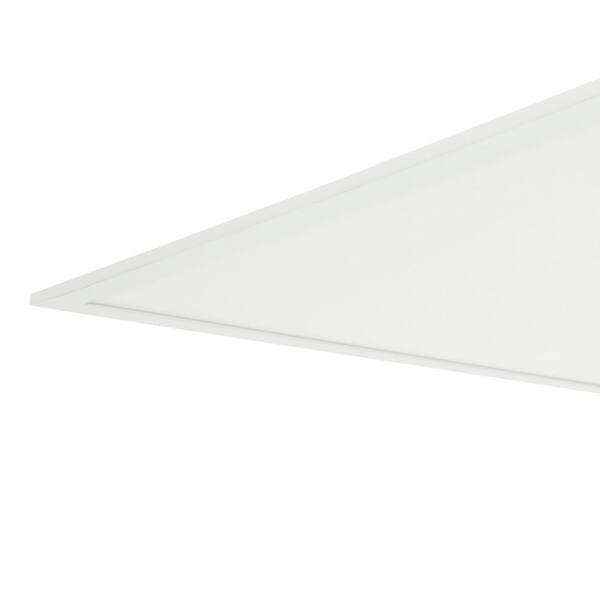 2 ft. x 2 ft. White Integrated LED Flat Panel Troffer Light Fixture at 4200 Lumens, 4000K, Dimmable