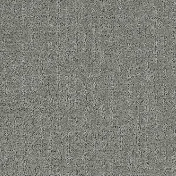 West Springs  - Silverton - Gray 28 oz. SD Polyester Pattern Installed Carpet