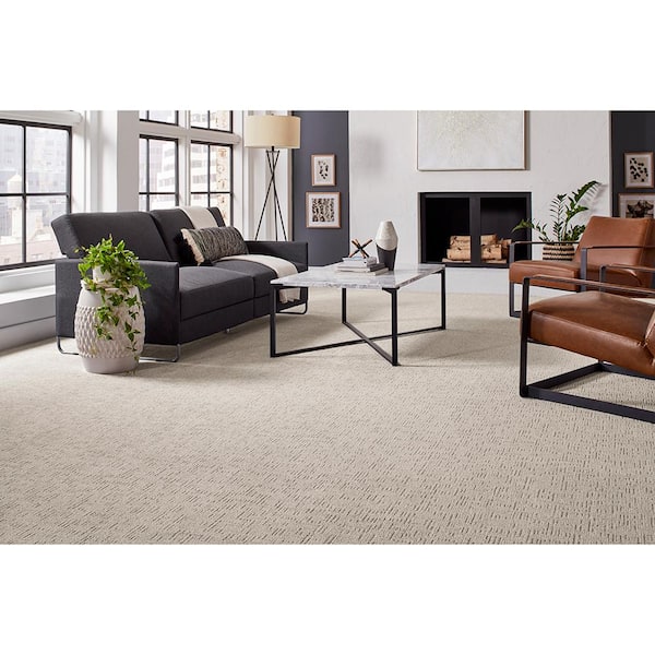 Lake Mohr  - Illusion - Brown 45 oz. Triexta Pattern Installed Carpet