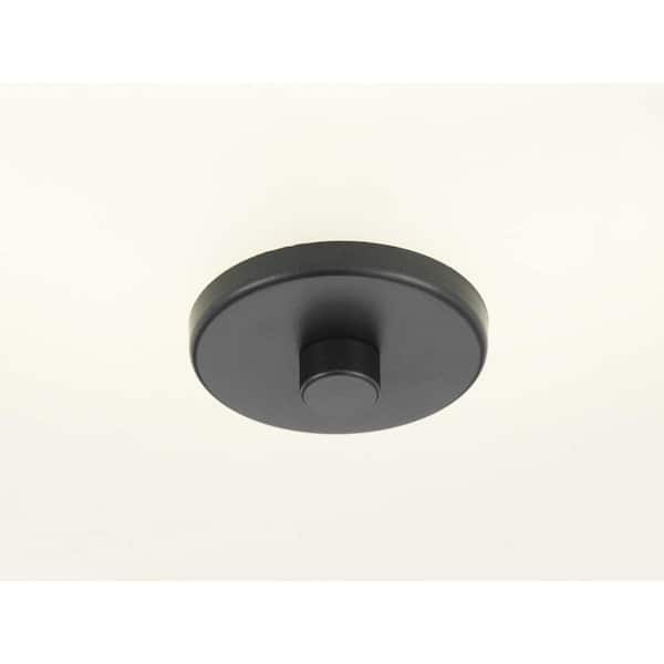 Inspire Collection Graphite Integrated LED Semi-Flush Mount
