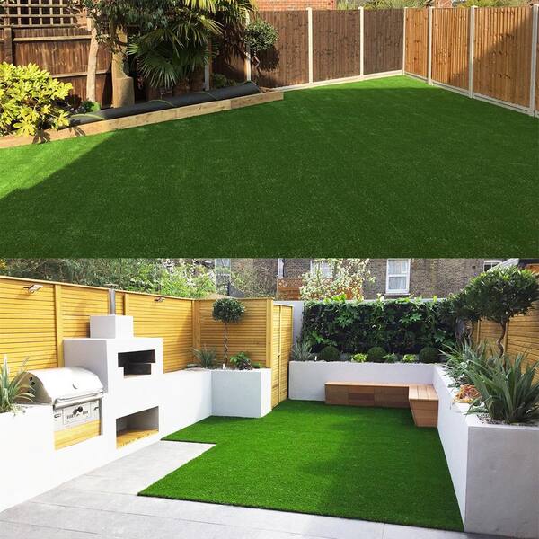 Greenfield 6 ft. x 10 ft. Green Artificial Grass Turf