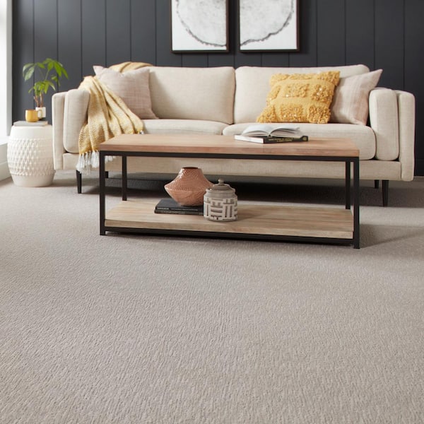 Enchantment  - Aquarius - Gray 32 oz. Triexta Pattern Installed Carpet